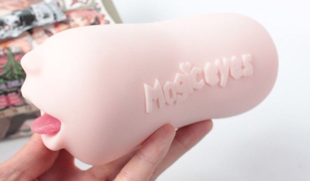 Japan Magic Eyes La Male Oral Sex Toys Masturbator Real Teeth Tongue Deep Throat Bocca Della Verita Perorin (Sleeve Only / Pkg Removed) 001 1