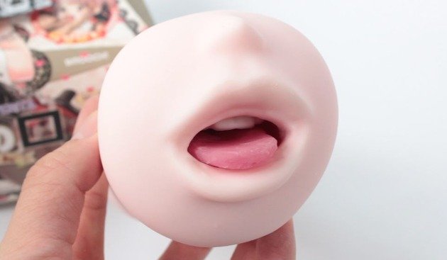 Japan Magic Eyes La Male Oral Sex Toys Masturbator Real Teeth Tongue Deep Throat Bocca Della Verita Perorin (Sleeve Only / Pkg Removed) 002 1