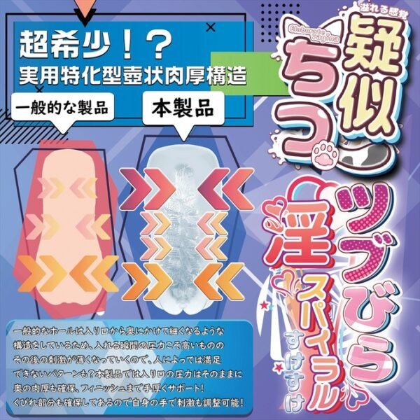 Magic Eyes Pocket Pusssy Male Masturbators Elaborate Vagina Lewd Spiral Sukesuke Realistic Sex Toys for Men