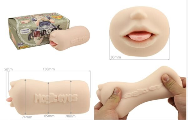 Magic Eyes Japan Imported Oral Sex Toys for Men Deep Throat Sucks Male Masturbator Realistic Sex Cup Mouth Masturbator for Man