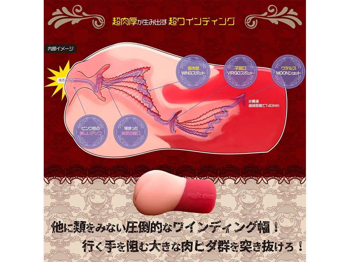 Magic Eyes Japan Sex Toys for Man Artificial Vagina Original Brand Gokusai Uterus MoonShot Pocket Pussy Realistic Toys for Adult Moonshot2a