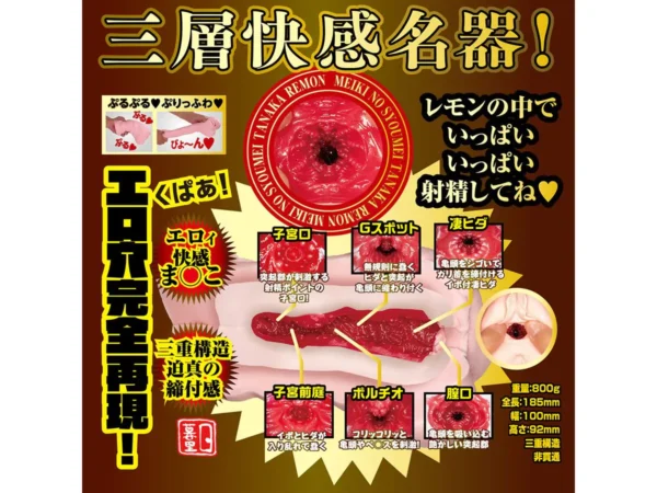Japan NPG Artificial Vagina Realistic Pocket Pussy Meiki No. Syoumei 013 Lemon Tanaka Kaede Karen 13 Onahole Masturbator for Men