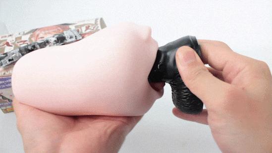 Japan Magic Eyes La Male Oral Sex Toys Masturbator Real Teeth Tongue Deep Throat Bocca Della Verita Perorin (Sleeve Only / Pkg Removed) Perorinhard002