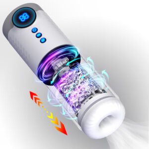 Automatic Male Masturbator Rotation Telescopic Sucking Sex Machine for Man LED Masturbation Cup Stroker Adult Sex Toys for Men