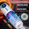 Automatic Male Masturbator Rotation Telescopic Sucking Sex Machine for Man LED Masturbation Cup Stroker Adult Sex Toys for Men