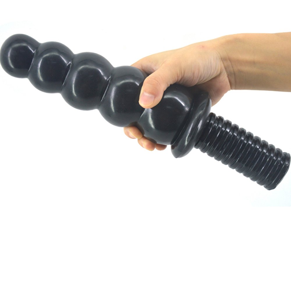 New 28 CM Long Anal Plugs 5.8 Dia Butt Plugs with 5 Huge Beads Handles Adult Anal Sex Toys for Man Women Sexuales Drop shipping 11 2