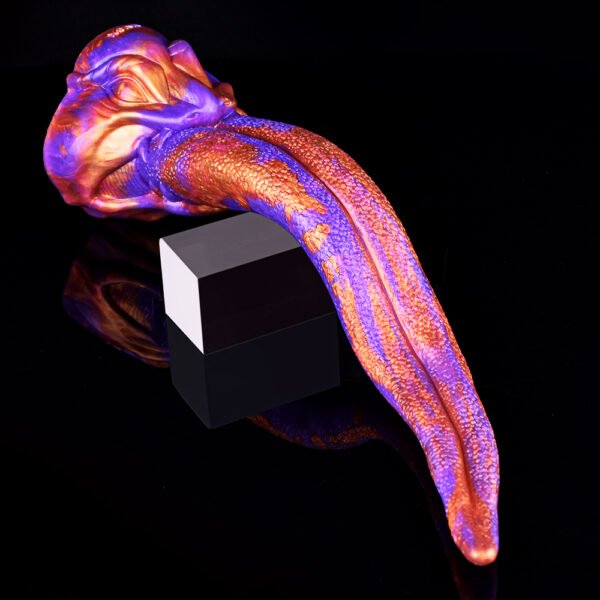 Dragon Tongue Tease Flirt Foreplay G-spot Clitoris Vagina Stimulate With Sucker Male Big Anal Dildo Plug Unisex  Anal Sex Toys Silicone Long Dildo For Women