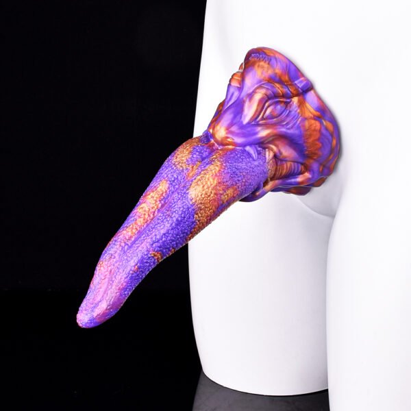 Dragon Tongue Tease Flirt Foreplay G-spot Clitoris Vagina Stimulate With Sucker Male Big Anal Dildo Plug Unisex  Anal Sex Toys Silicone Long Dildo For Women