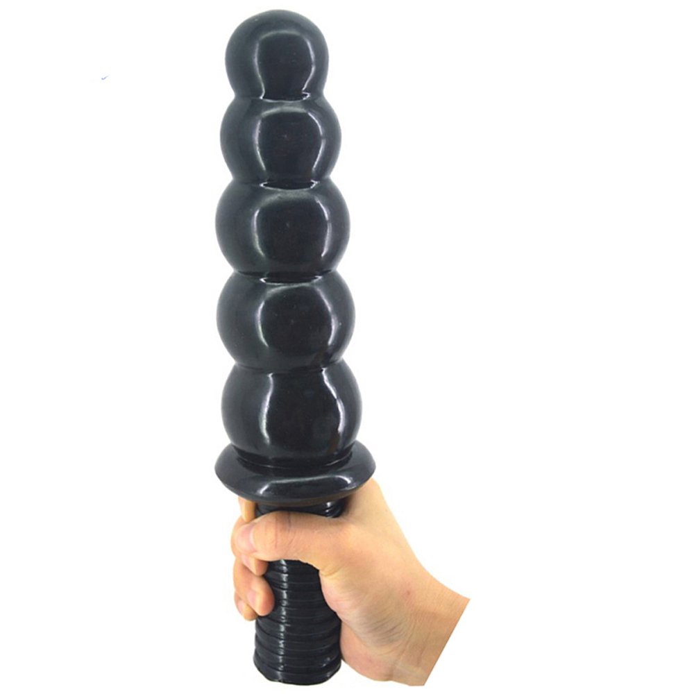 New 28 CM Long Anal Plugs 5.8 Dia Butt Plugs with 5 Huge Beads Handles Adult Anal Sex Toys for Man Women Sexuales Drop shipping 3 9