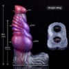Animals Dog Penis Sleeve Large Silicone Fantasy Dragon Sheath Cock Enlargement & Extender Hollow Dildo Sex Toys For Men Cock Ring