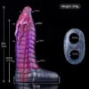 Animals Dog Penis Sleeve Large Silicone Fantasy Dragon Sheath Cock Enlargement & Extender Hollow Dildo Sex Toys For Men Cock Ring