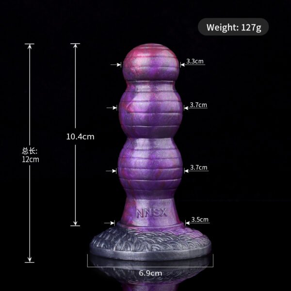 5158尺寸图 Animals Dog Penis Sleeve Large Silicone Fantasy Dragon Sheath Cock Enlargement & Extender Hollow Dildo Sex Toys For Men Cock Ring