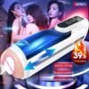 Leten A380 IV Male Masturbator Cup Heating Vagina Moaning Sex Machine Automatic Piston Telescopic Erotic Sex Toys For Man
