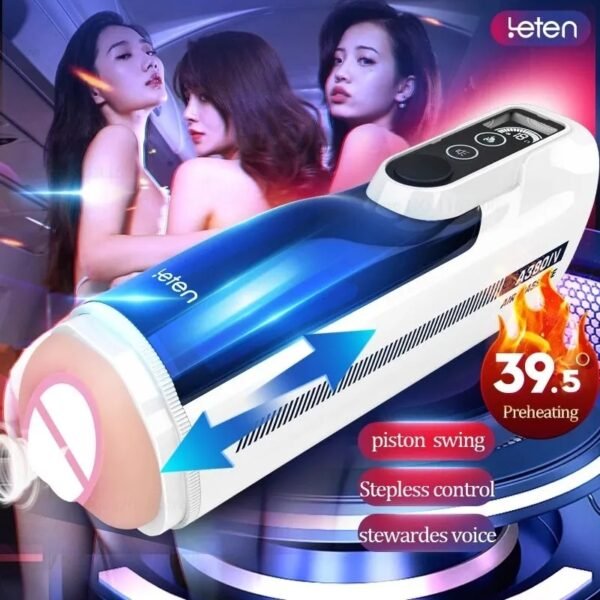 6440980075.webp Leten A380 IV Male Masturbator Cup Heating Vagina Moaning Sex Machine Automatic Piston Telescopic Erotic Sex Toys For Man