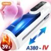 Leten A380 IV Male Masturbator Cup Heating Vagina Moaning Sex Machine Automatic Piston Telescopic Erotic Sex Toys For Man