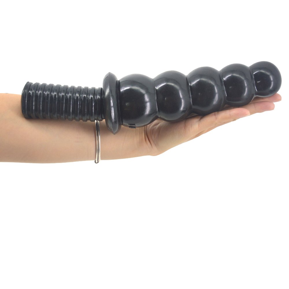 New 28 CM Long Anal Plugs 5.8 Dia Butt Plugs with 5 Huge Beads Handles Adult Anal Sex Toys for Man Women Sexuales Drop shipping 8 4