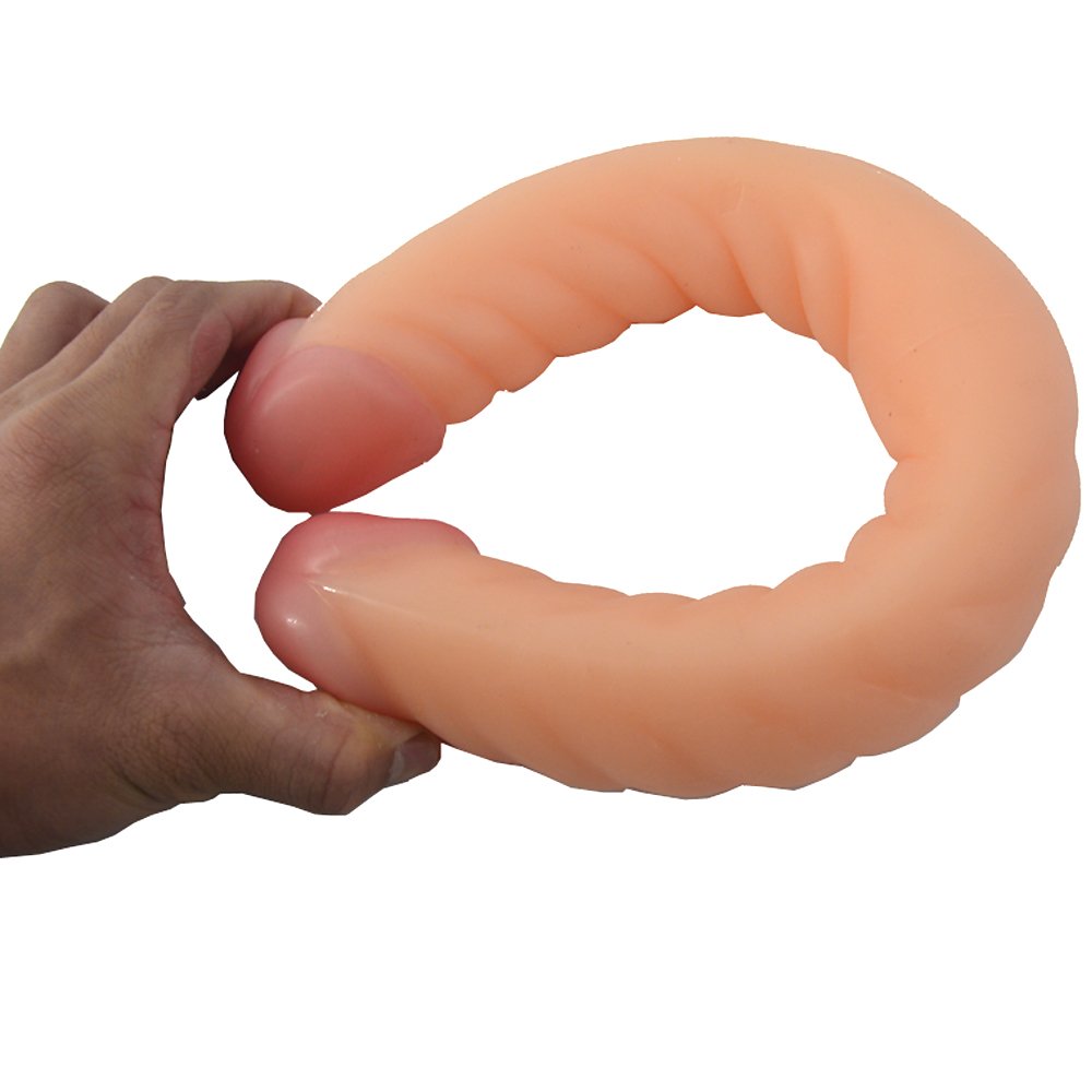 Super Long 43cm Double Dildo Realistic Penis for Lesbian Flirting Masturbation Stimulate Dong Vaginal Ass Sex Toys for Woman DSC 0016 2