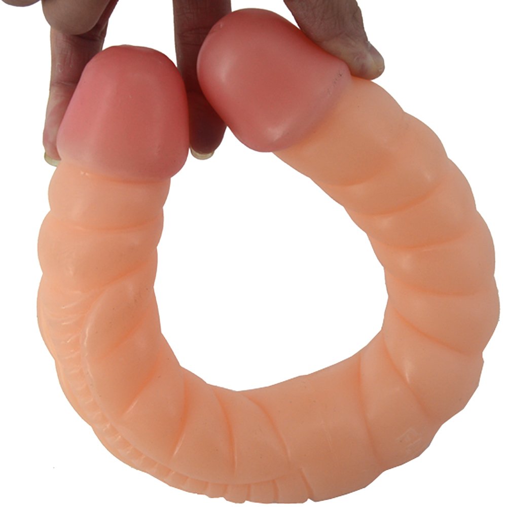 Super Long 43cm Double Dildo Realistic Penis for Lesbian Flirting Masturbation Stimulate Dong Vaginal Ass Sex Toys for Woman DSC 0023 2