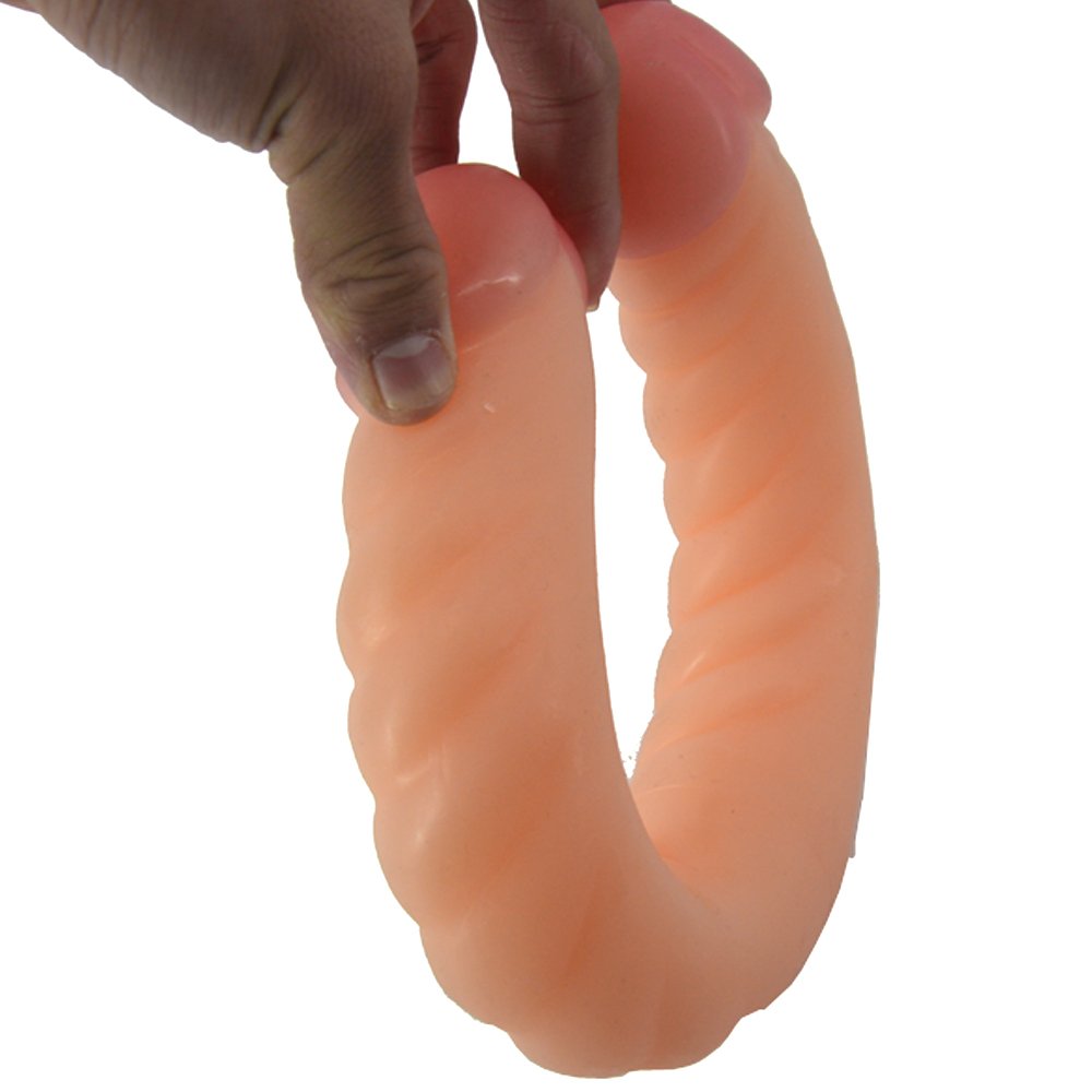 Super Long 43cm Double Dildo Realistic Penis for Lesbian Flirting Masturbation Stimulate Dong Vaginal Ass Sex Toys for Woman DSC 0024
