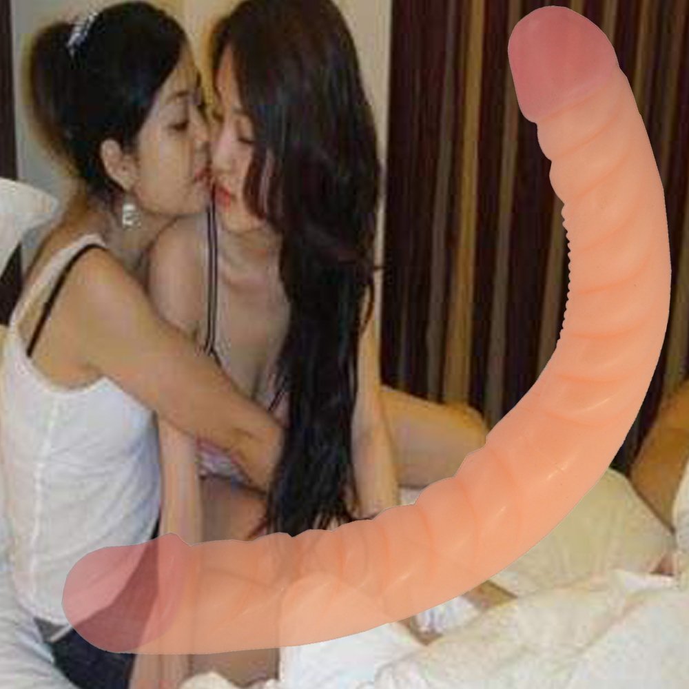 Super Long 43cm Double Dildo Realistic Penis for Lesbian Flirting Masturbation Stimulate Dong Vaginal Ass Sex Toys for Woman DSC 0025 1