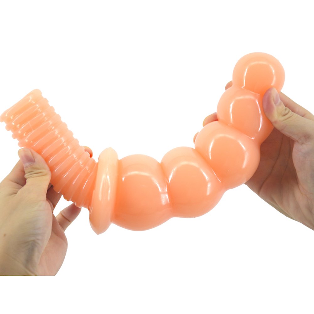 New 28 CM Long Anal Plugs 5.8 Dia Butt Plugs with 5 Huge Beads Handles Adult Anal Sex Toys for Man Women Sexuales Drop shipping DSC 0075