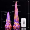 Dragon Tongue Tease Flirt Foreplay G-spot Clitoris Vagina Stimulate With Sucker Male Big Anal Dildo Plug Unisex  Anal Sex Toys Silicone Long Dildo For Women