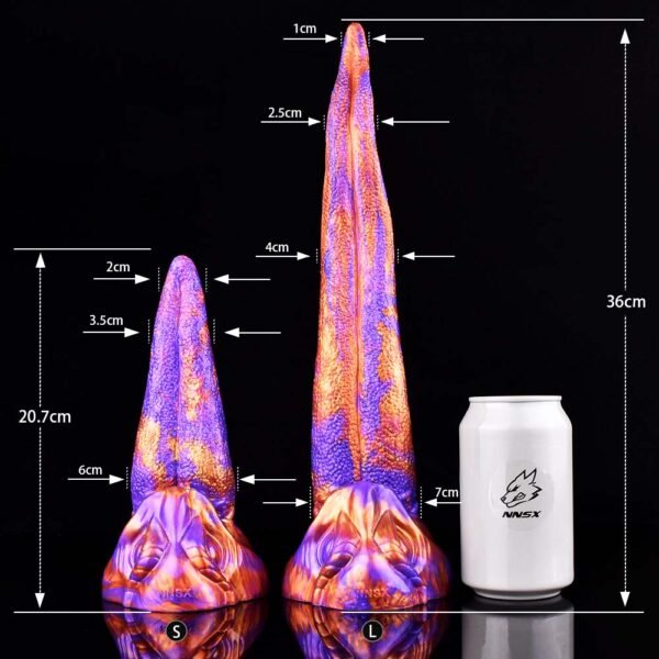 Dragon Tongue Tease Flirt Foreplay G-spot Clitoris Vagina Stimulate With Sucker Male Big Anal Dildo Plug Unisex  Anal Sex Toys Silicone Long Dildo For Women