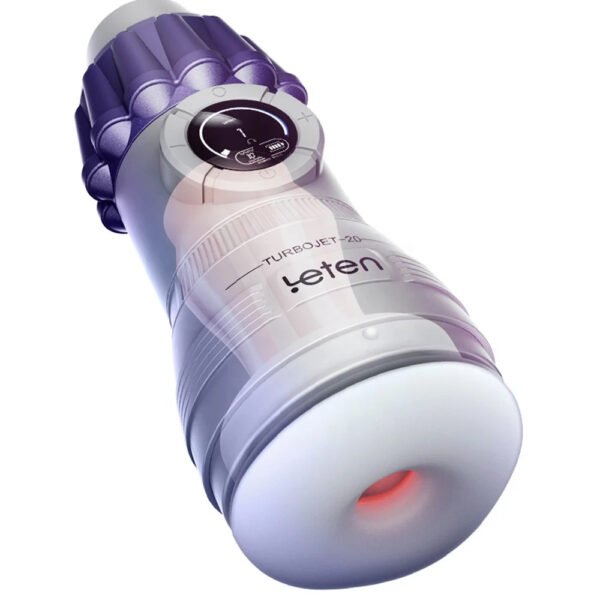 Leten Male Masturbator Voice Interactive Masturbator for Man Vibrating Sucking Male Sex Machine Adult Sex Toys for Men
