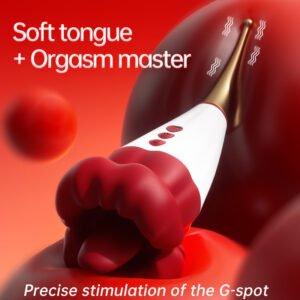 2 In 1 Sucking Vibrators G Spot Clit Stimulation Nipple Sucker Clitoris Stimulator Licking Thrusting Vibrator Sex Toys for Women Adult Massager Vibrator