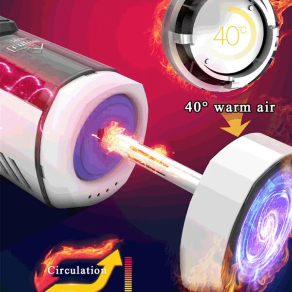 Electric Male Masturbators Automatic Piston Telescopic Voice Interaction Heating Sex Toys for Men Masturbatings