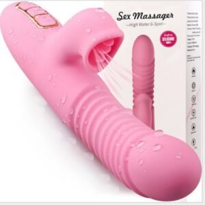 7 Speed Sucking Vibrators G Spot Clit Stimulation Telescopic Dildo Vibrator Heating Rotation Vibrator Sex Toys for Woman
