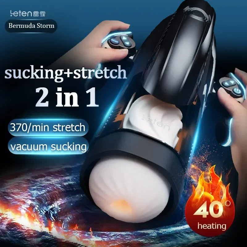 Leten THRUSTING-PRO High Speed Thrusting Male Masturbator Telescopic Sucking Heating men sex Machine Automatic Vagina Masturbation Sextoy For Mens Adult Product 主图 03 11