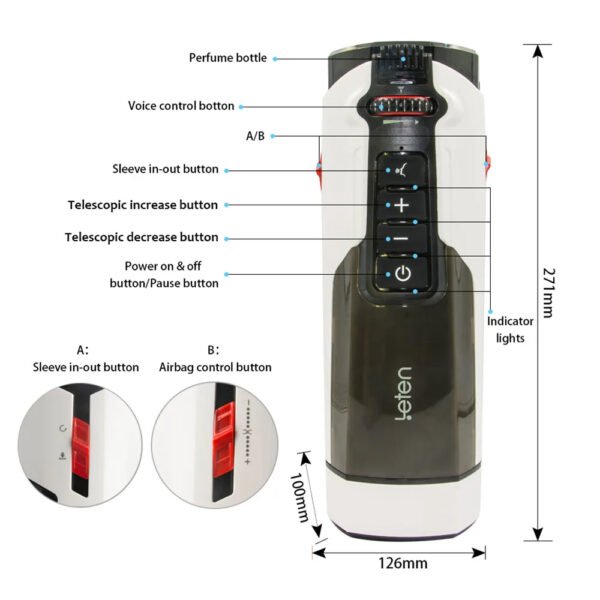Electric Male Masturbators Automatic Piston Telescopic Voice Interaction Heating Sex Toys for Men Masturbatings