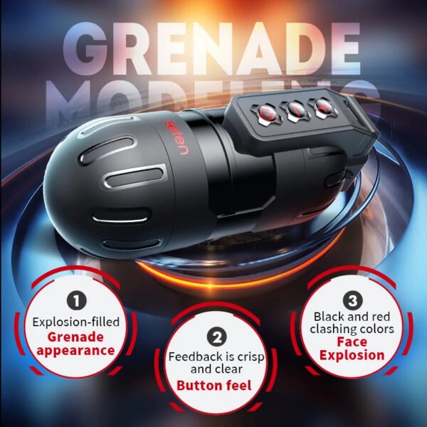 New Grenade APP Remote Control Vibrating Male Masturbators Realistic Hip Shake Vagina Masturbation Cup Adult Sex Toys For Men