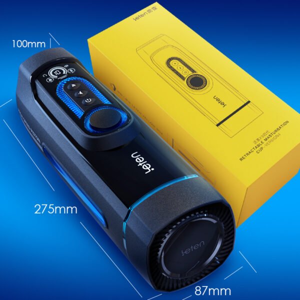 Leten Automatic Male Masturbator Silent Thrusting Heating Men Electric Sex Machine Auto Stroking Vacuum Interactive  Adult Sex Toy