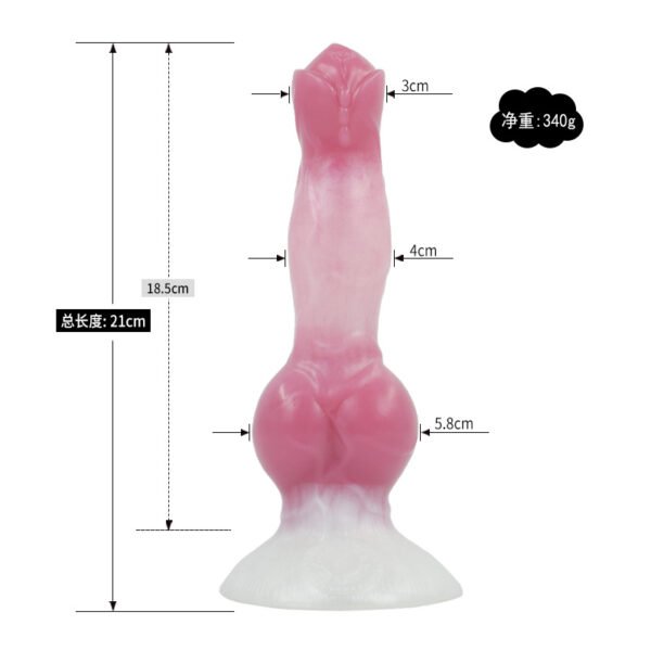 主图-05 Large Dog Knot Ejaculation Dildo With Sucker Spray Liquid Function red Silicone Squirting Penis Sex Toys For Women Men Anal plug les (yaoye)