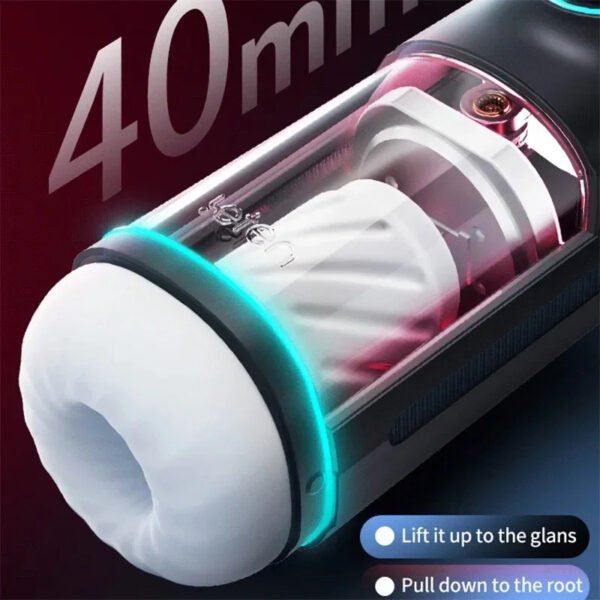主图-06 Leten Telescoping Cup Automatic Male Masturbator Electric Telescopic Man Masturbation Cup Fast Heating Soft Vagina Pussy Sex Toys for Men Adul