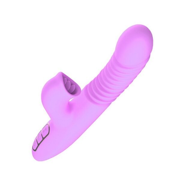 主图-06 7 Speed Sucking Vibrators G Spot Clit Stimulation Telescopic Dildo Vibrator Heating Rotation Vibrator Sex Toys for Woman