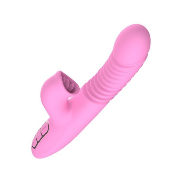 主图-07 7 Speed Sucking Vibrators G Spot Clit Stimulation Telescopic Dildo Vibrator Heating Rotation Vibrator Sex Toys for Woman