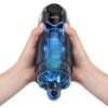 X-Turbo Male Sex Machine Sucking Masturbation Cup Moaning Automatic Piston Telescopic Sucking Masturbator Cup Heating Vibrator Sex Toys For Man