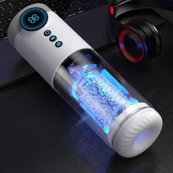Automatic Male Masturbator Rotation Telescopic Sucking Sex Machine for Man LED Masturbation Cup Stroker Adult Sex Toys for Men