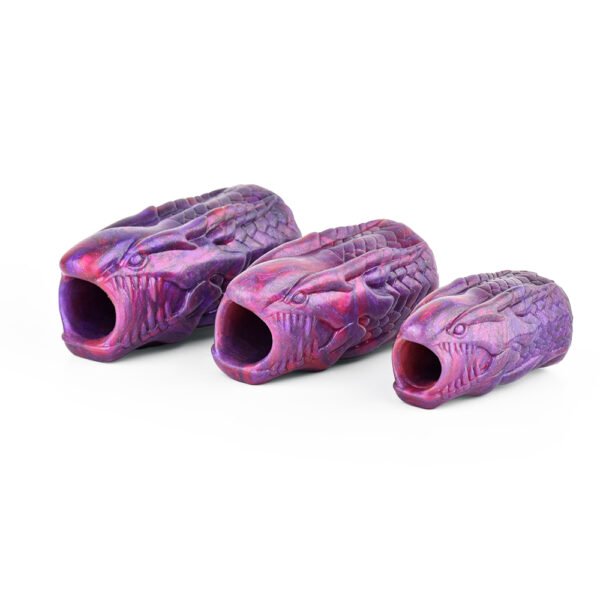 大中小-4 Male Penis Sleeves Cock Extender Realistic Penis Sleeves Enlargement Delay