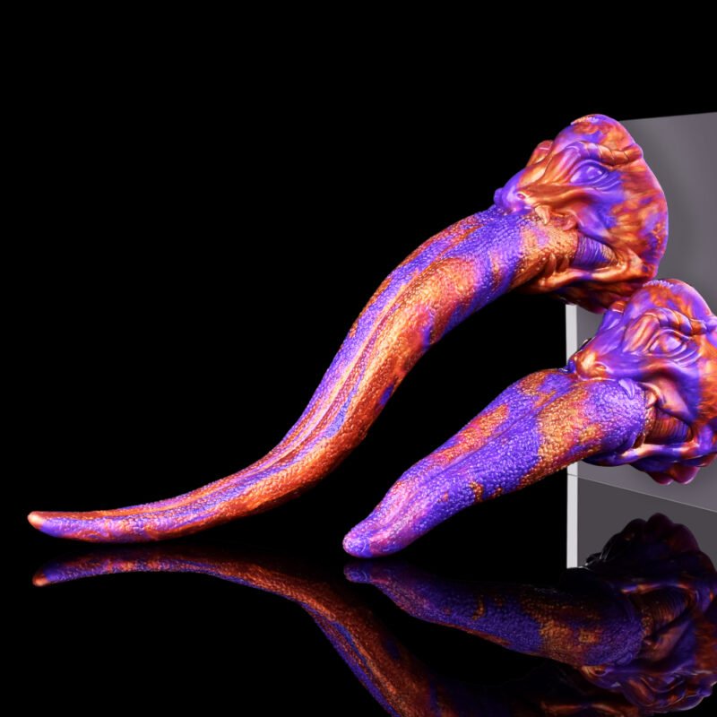 Dragon Tongue Tease Flirt Foreplay G-spot Clitoris Vagina Stimulate With Sucker Male Big Anal Dildo Plug Unisex  Anal Sex Toys Silicone Long Dildo For Women