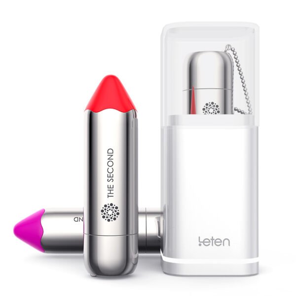 小银棒白底图01 Leten Vibrator Lipstick Wireless Charging Vibrating Egg Clitoris Vagina Stimulator G Spot Bullet Vibrators for women Sex Games for Adults 18