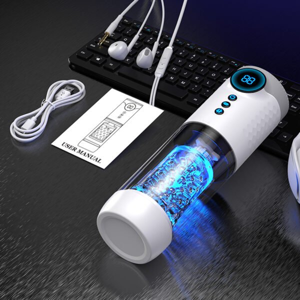 Automatic Male Masturbator Rotation Telescopic Sucking Sex Machine for Man LED Masturbation Cup Stroker Adult Sex Toys for Men