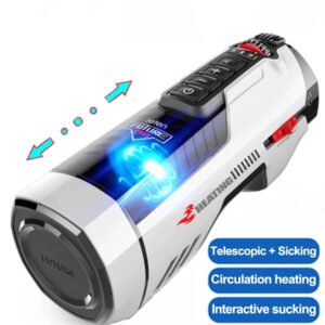 Electric Male Masturbators Automatic Piston Telescopic Voice Interaction Heating Sex Toys for Men Masturbatings