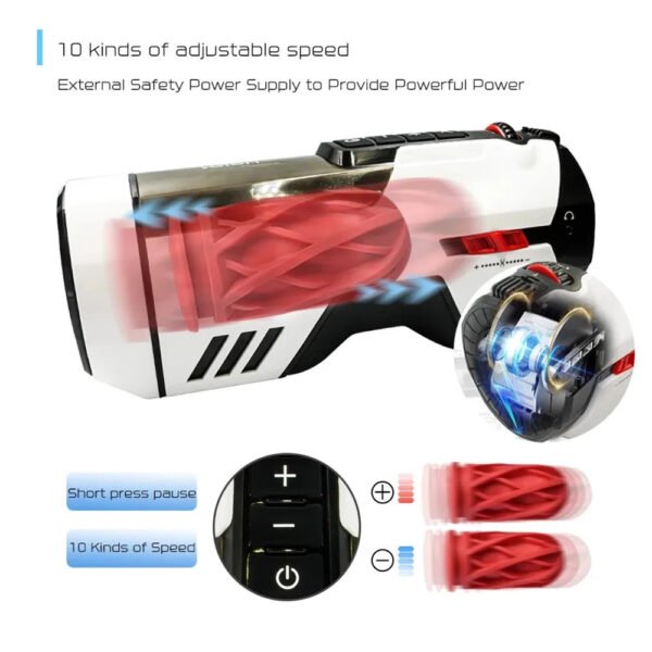 Electric Male Masturbators Automatic Piston Telescopic Voice Interaction Heating Sex Toys for Men Masturbatings