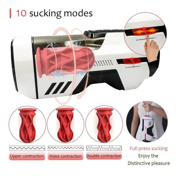 Electric Male Masturbators Automatic Piston Telescopic Voice Interaction Heating Sex Toys for Men Masturbatings