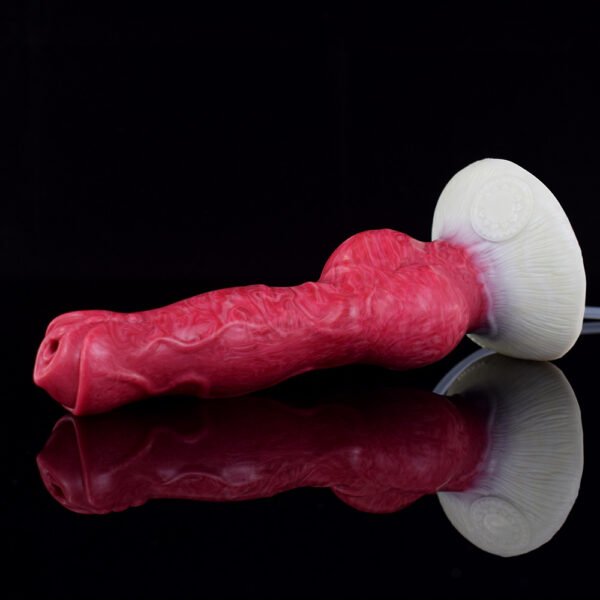 详情-15 Large Dog Knot Ejaculation Dildo With Sucker Spray Liquid Function Red Silicone Squirting Penis Sex Toys For Women Men Anal plug