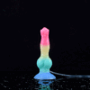 Large Dog Knot Ejaculation Dildo With Sucker Spray Liquid Function colorful Silicone Squirting Penis Sex Toys For Women Men Anal plug les (chunyu)
